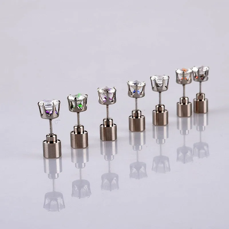 Night Ice Crystal LED Earrings