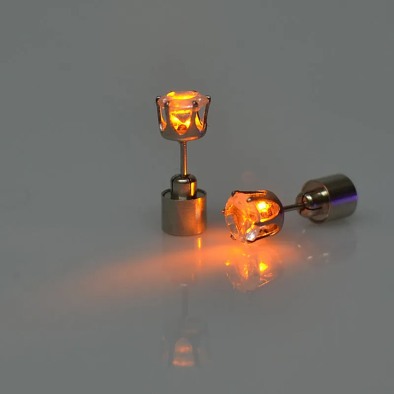 Night Ice Crystal LED Earrings