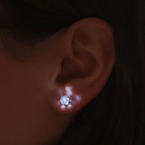 Night Ice Crystal LED Earrings