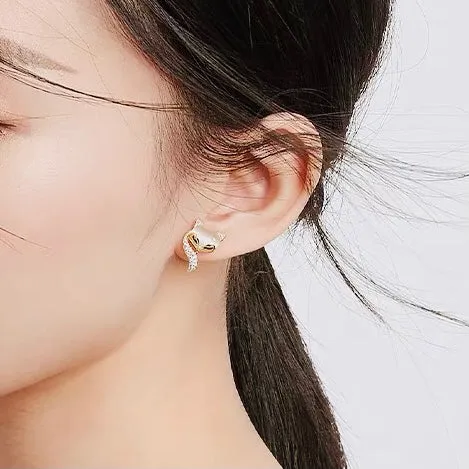 Opal Fox Earrings
