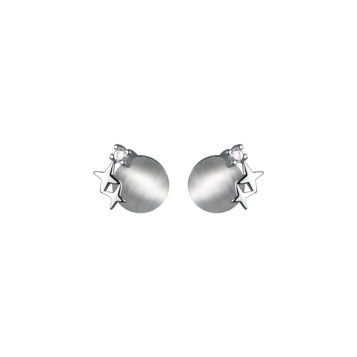Opal Star Studs Earrings - EOS015