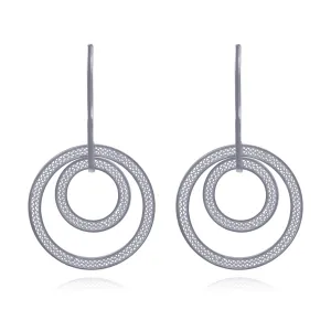 ORINOCO SILVER LARGE EARRINGS FILIGREE