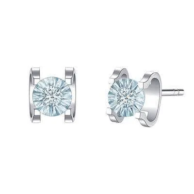OX-head Diamond Earrings