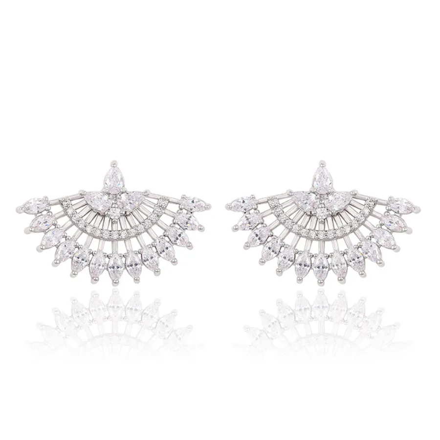 Paloma Flair earrings - Platinum plated