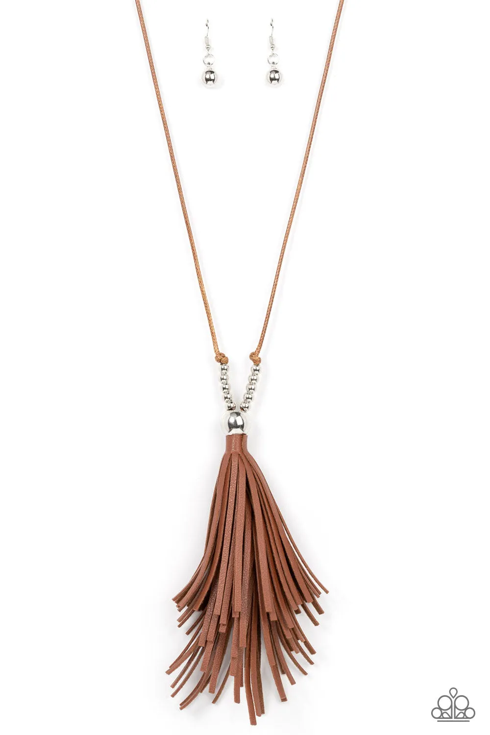 Paparazzi A Clean Sweep Necklace Brown