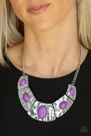 Paparazzi RULER In Favor Necklace Purple
