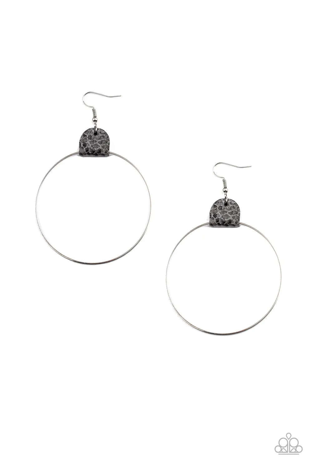 Paparazzi Wild Soul Earrings Silver