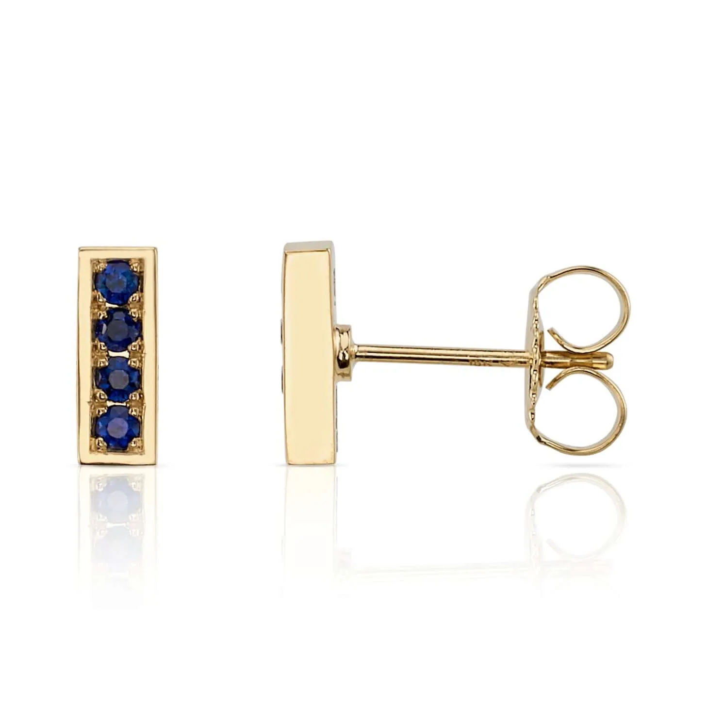 PAVÉ MONET STUDS WITH GEMSTONES