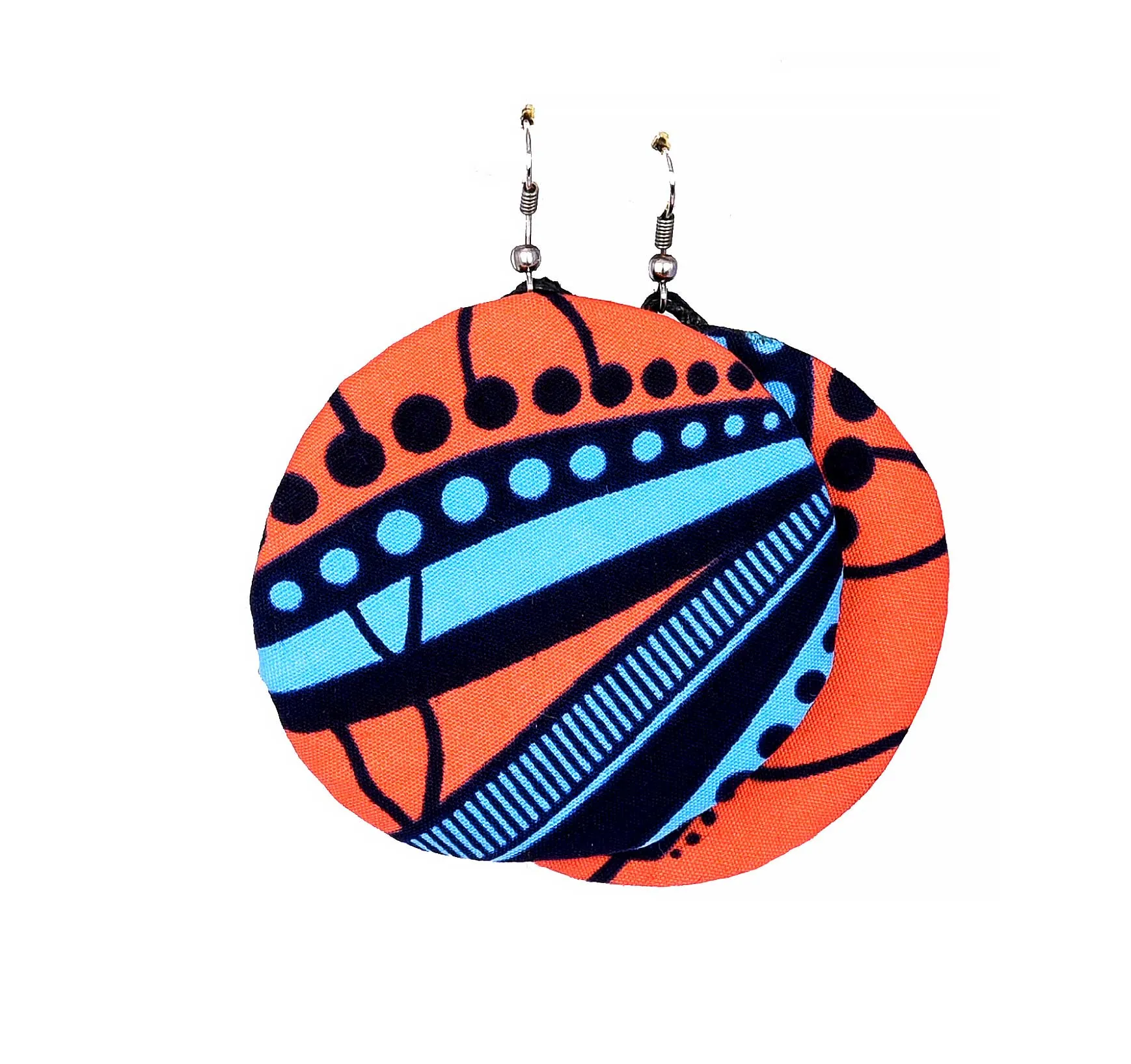Peapod Moon Ankara Earring