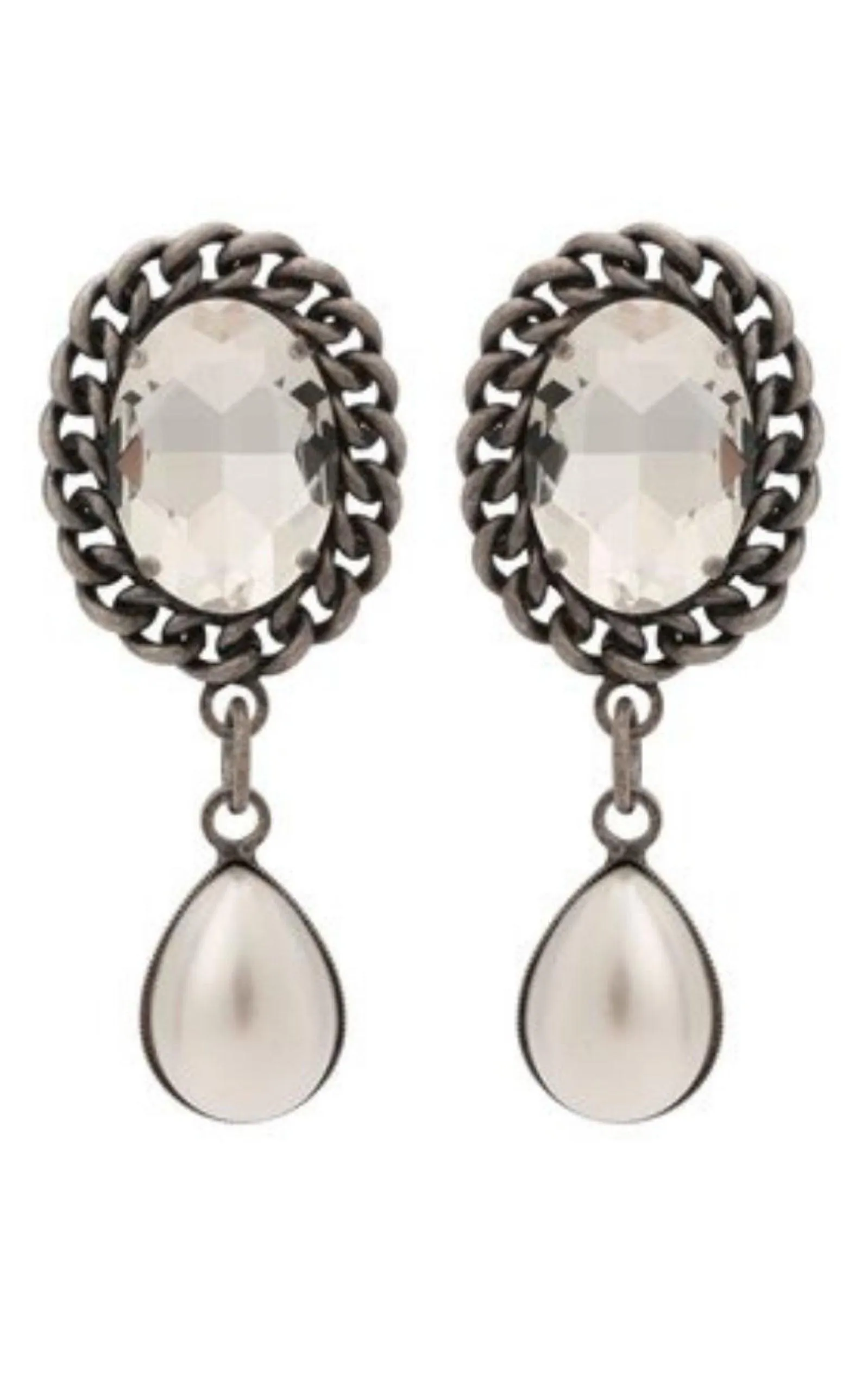 Pearl Drop Clip-On Earrings