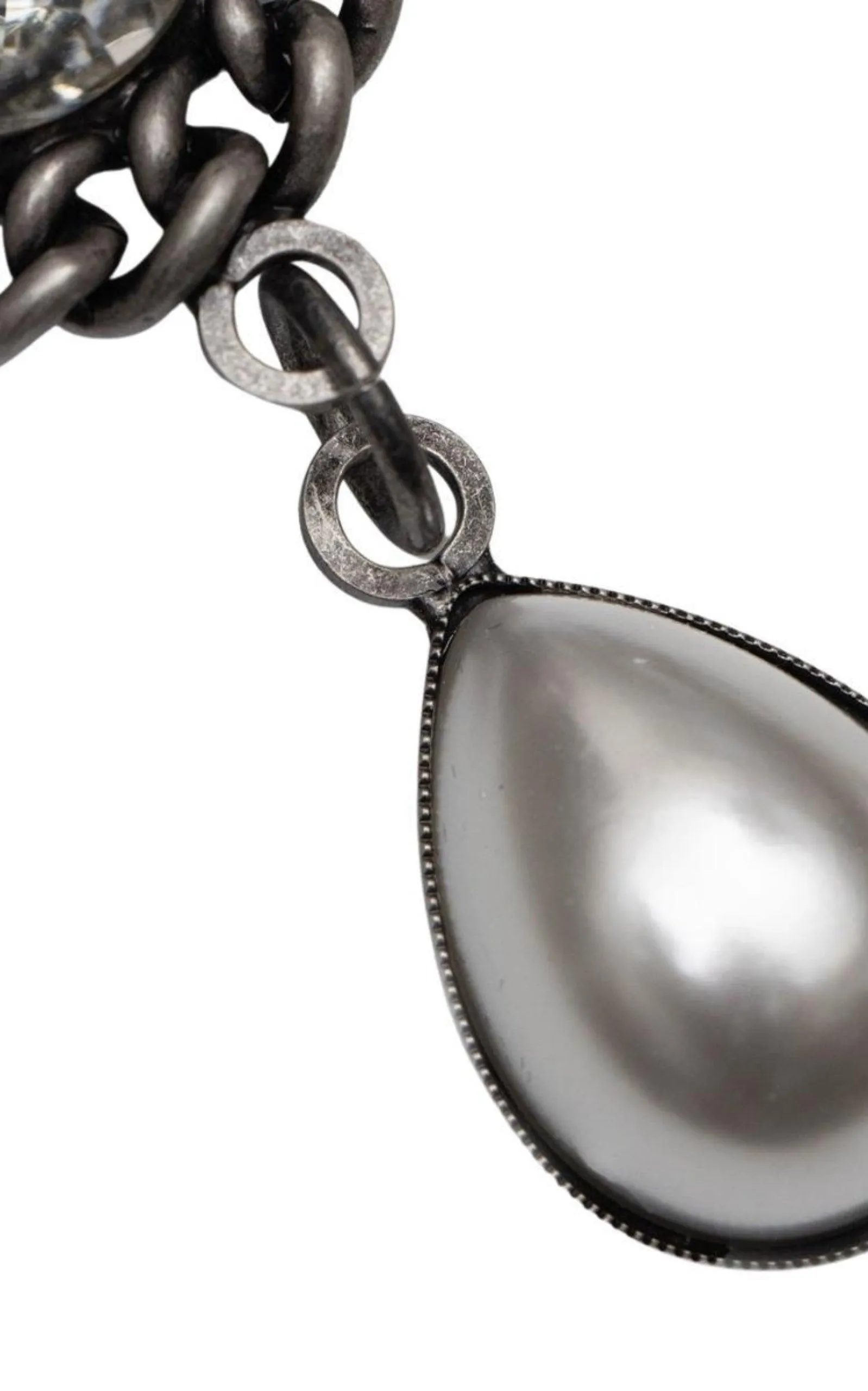 Pearl Drop Clip-On Earrings