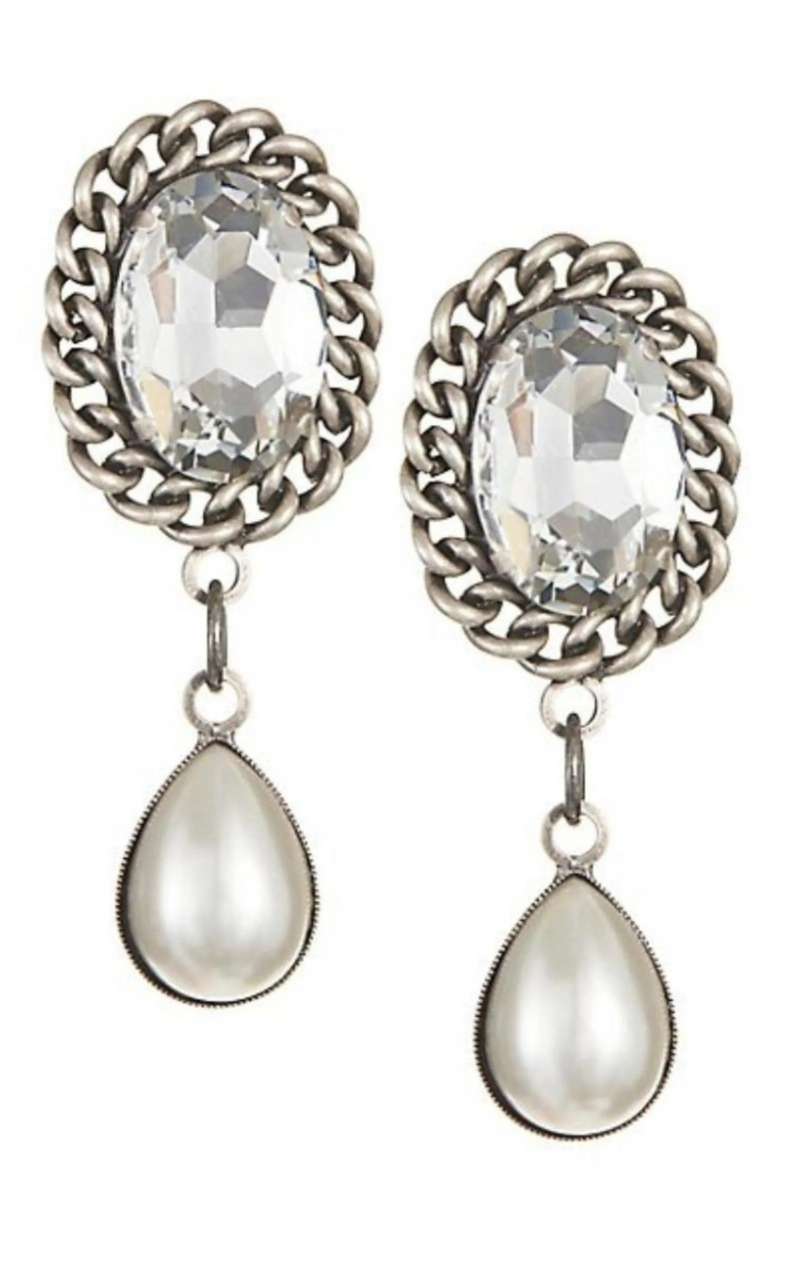 Pearl Drop Clip-On Earrings