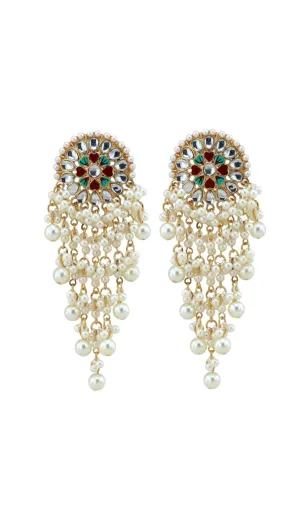 PEARL FRINGE EARRINGS