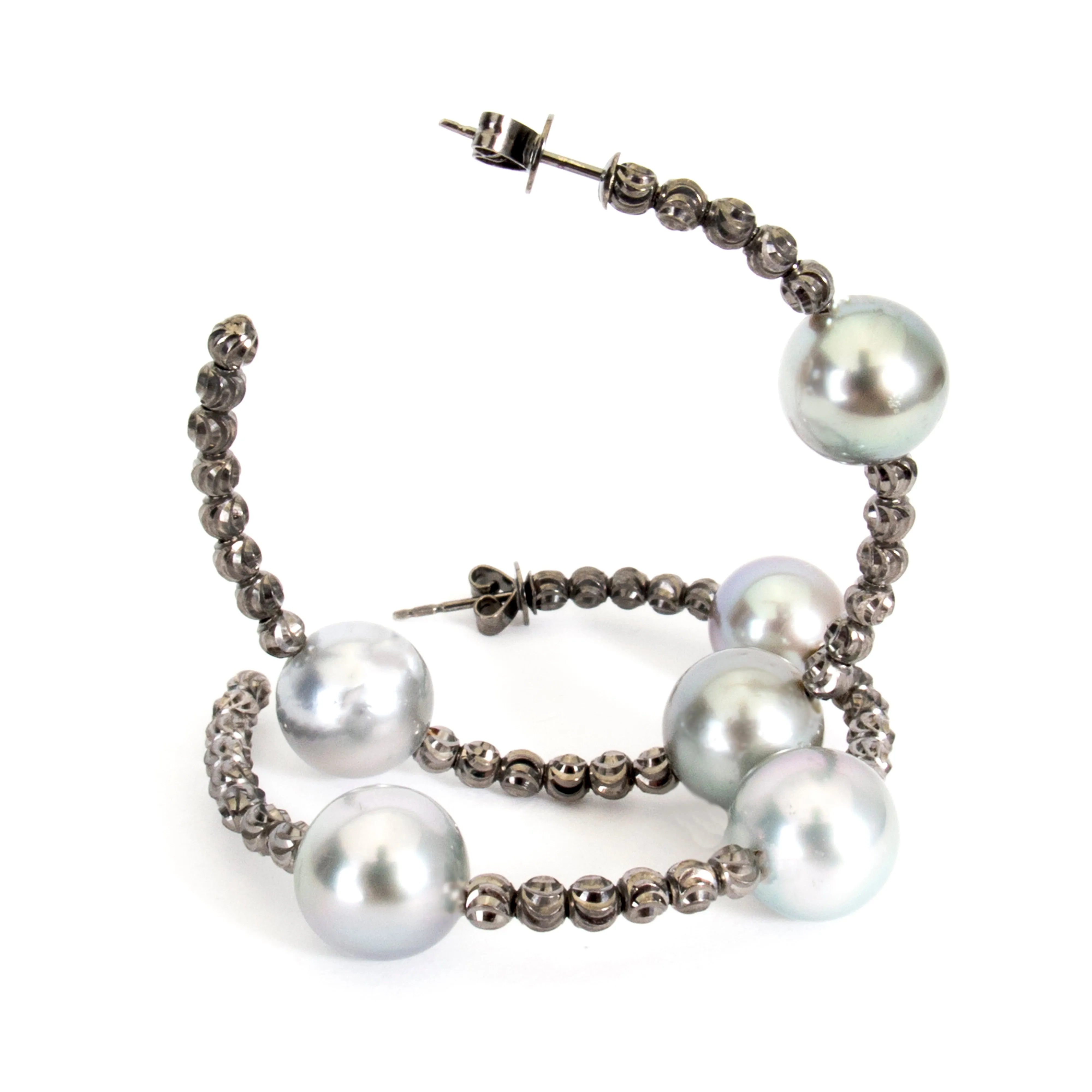 Pearl Hoops