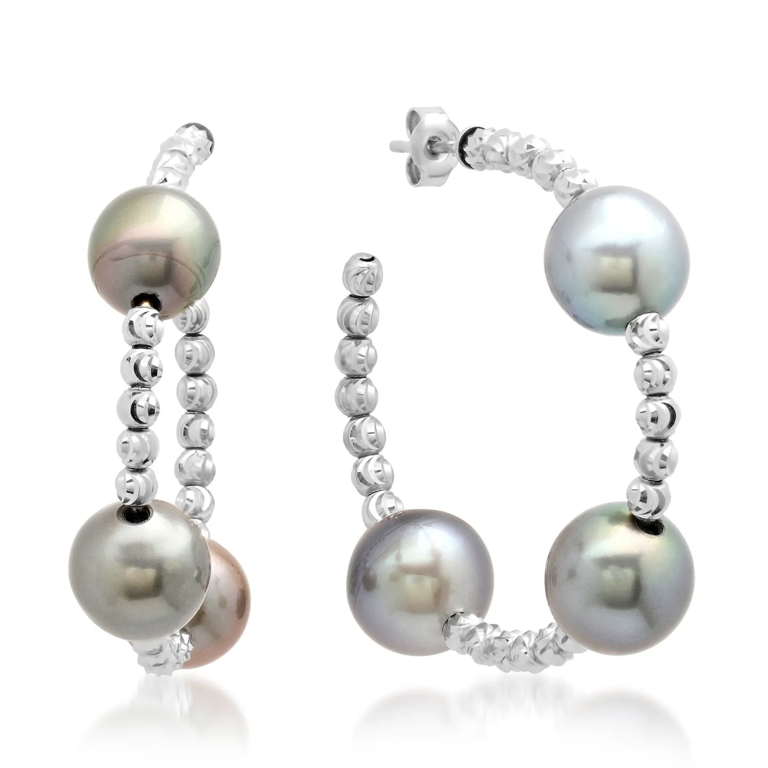 Pearl Hoops