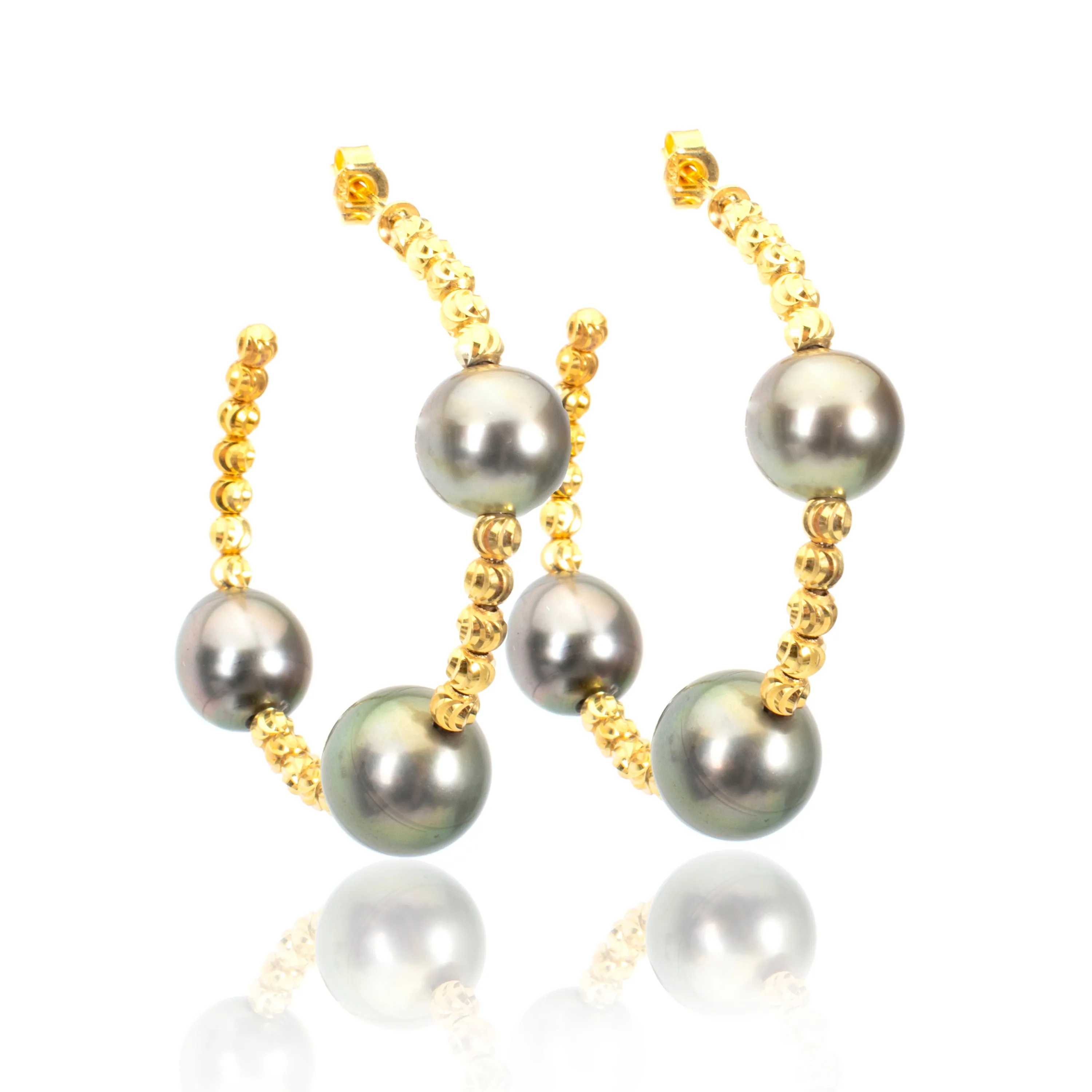 Pearl Hoops