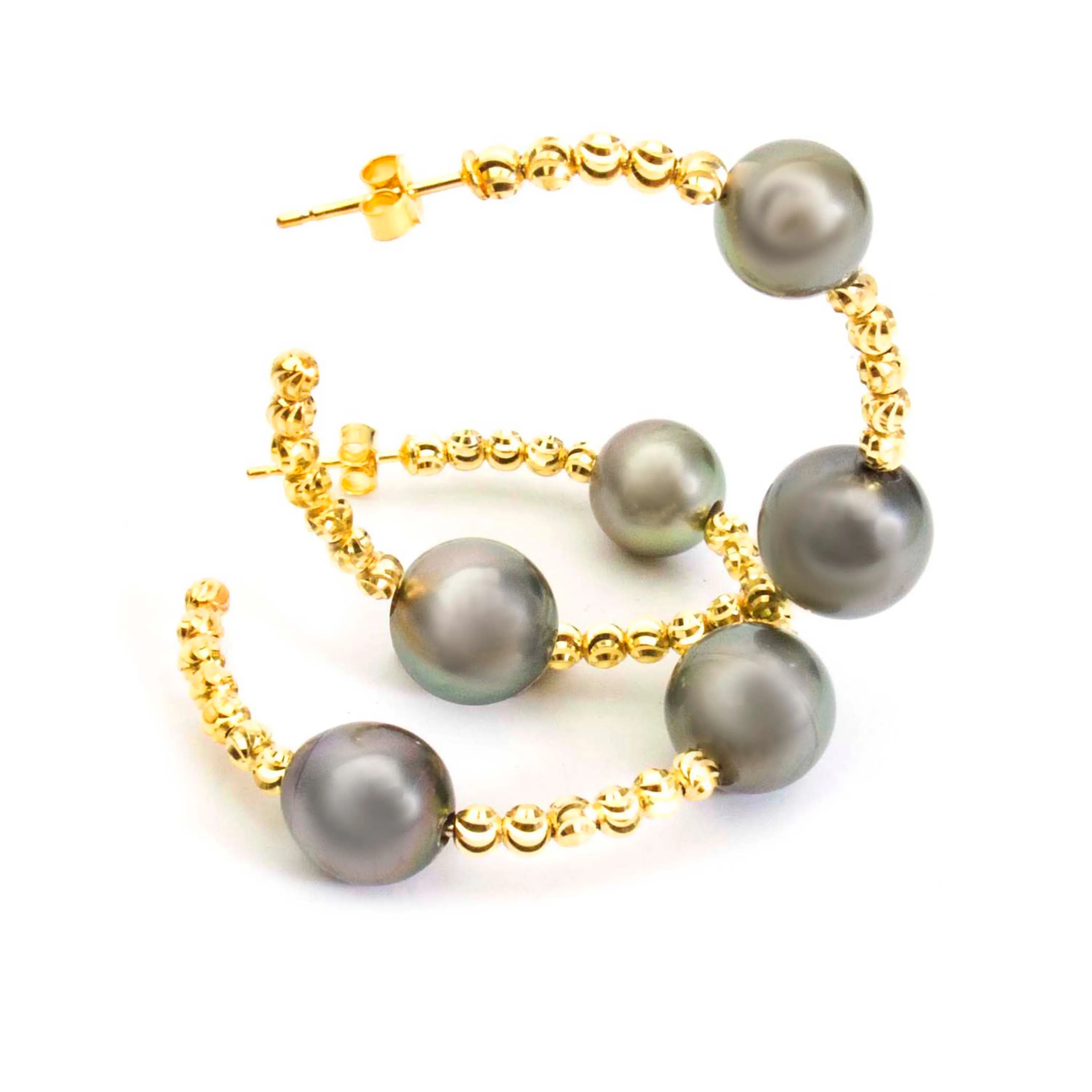 Pearl Hoops