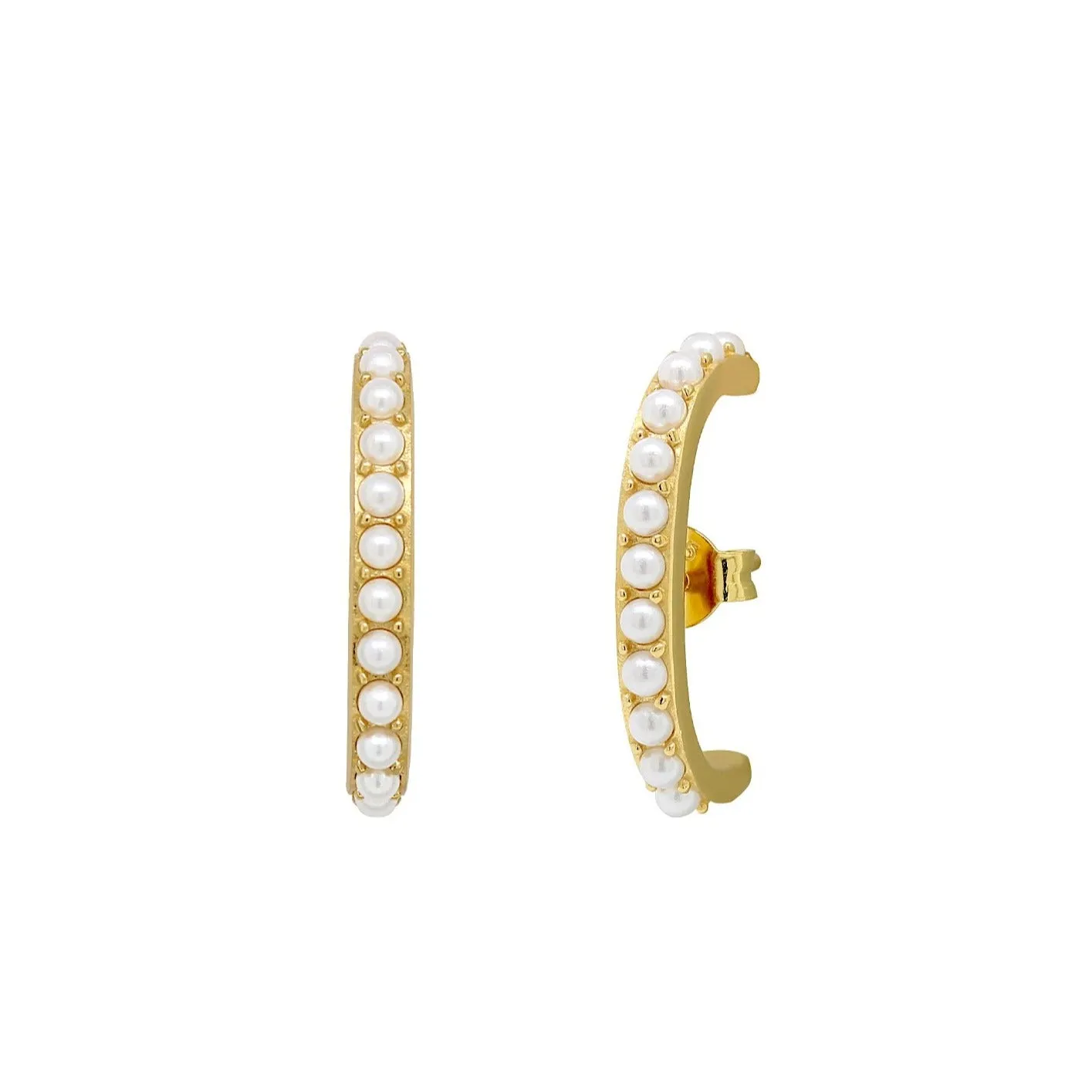 Pearl Suspender Earrings