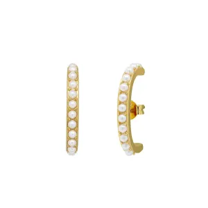 Pearl Suspender Earrings