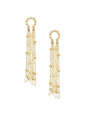 Pearly Gates 18k Gold Plated Earrings