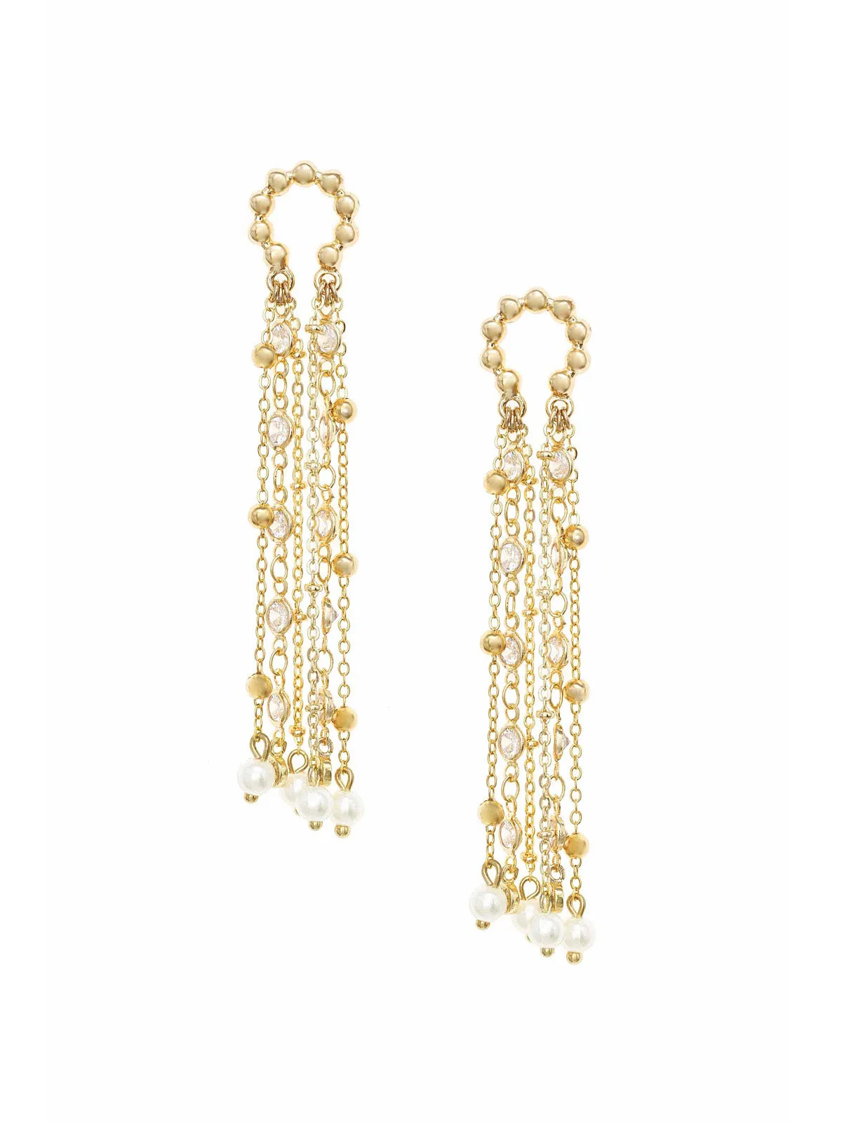 Pearly Gates 18k Gold Plated Earrings