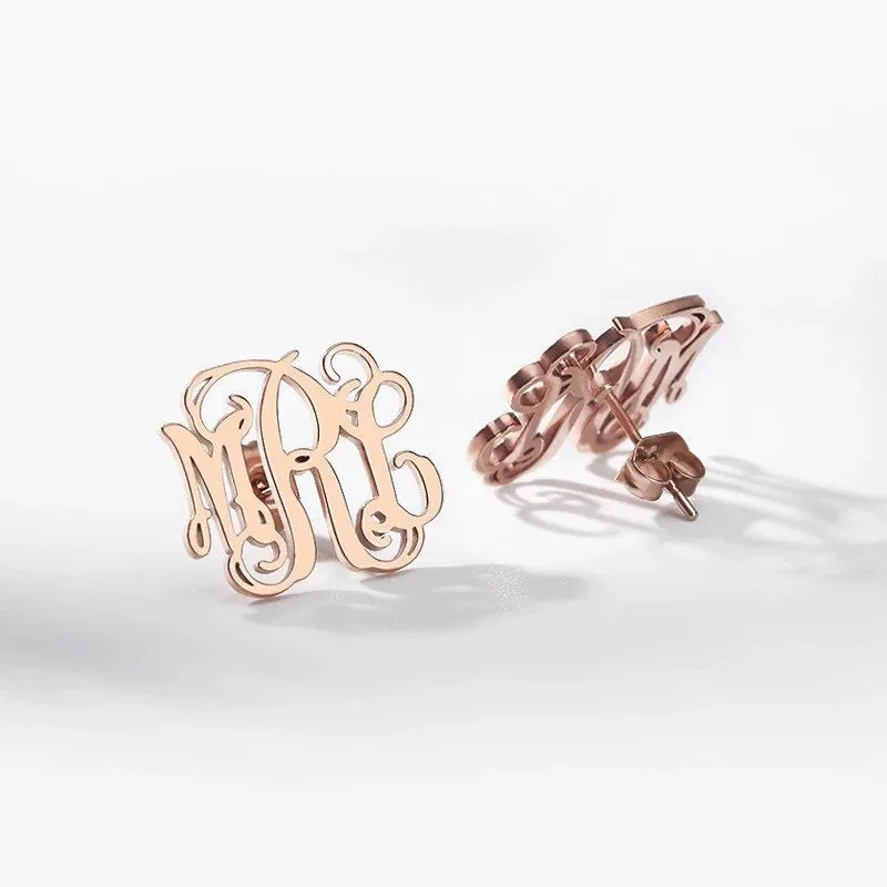 Personalized Stud Earrings