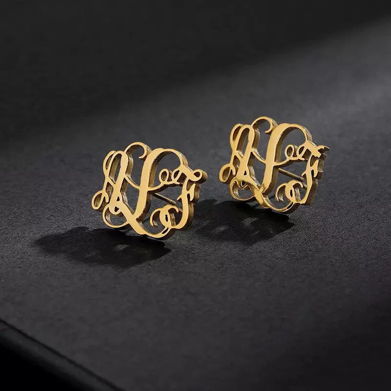 Personalized Stud Earrings
