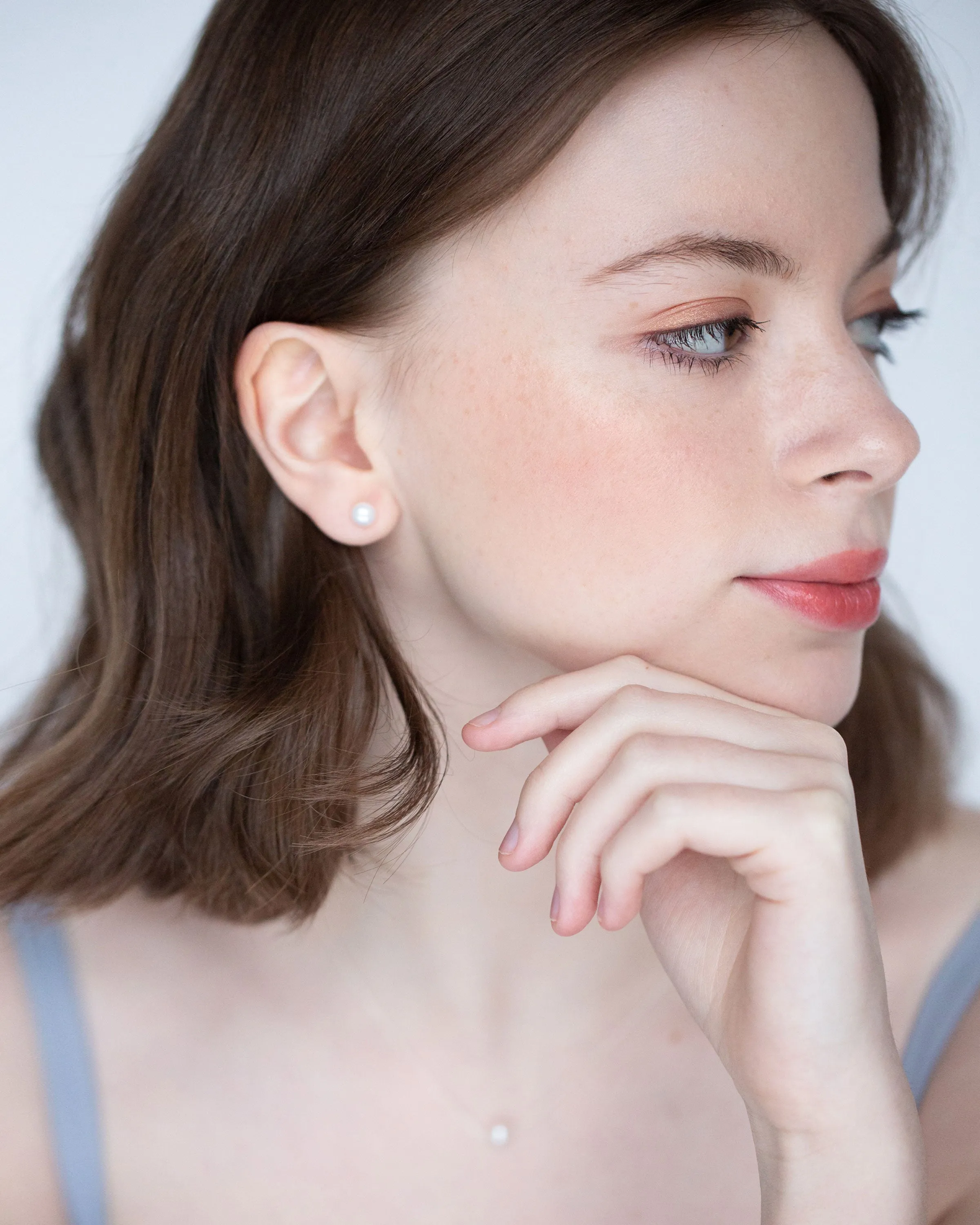 Petite Pearl Stud Earrings