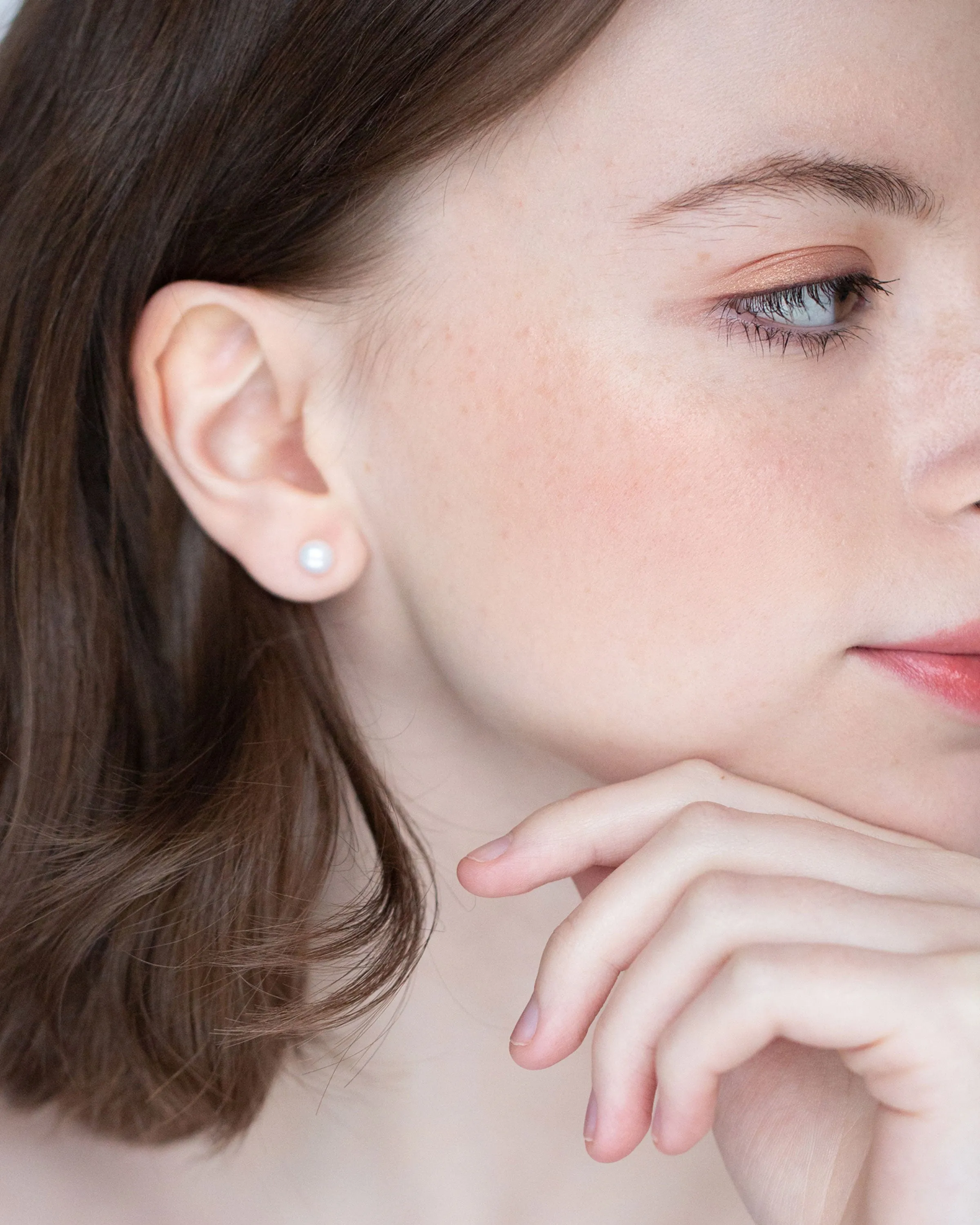 Petite Pearl Stud Earrings