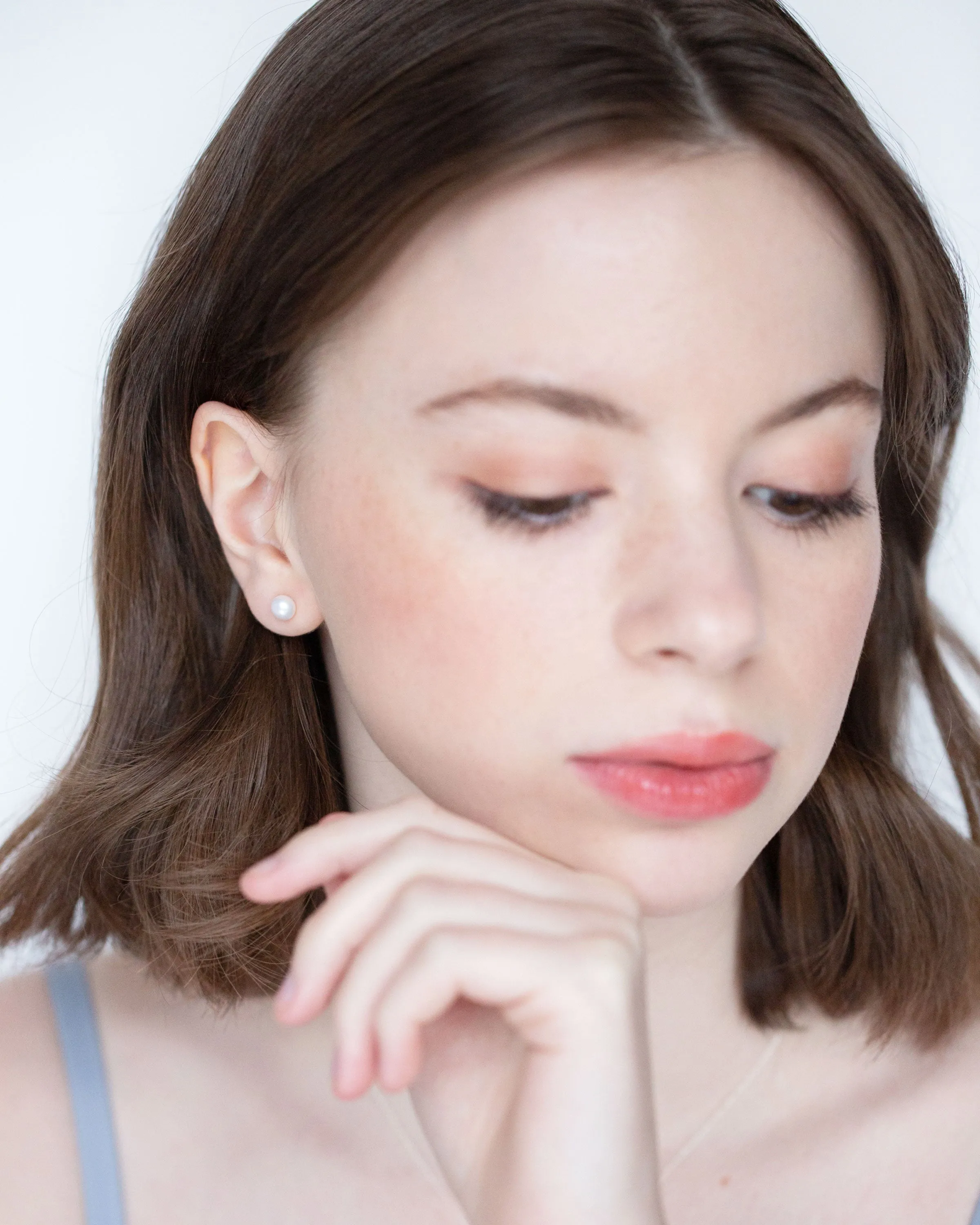 Petite Pearl Stud Earrings