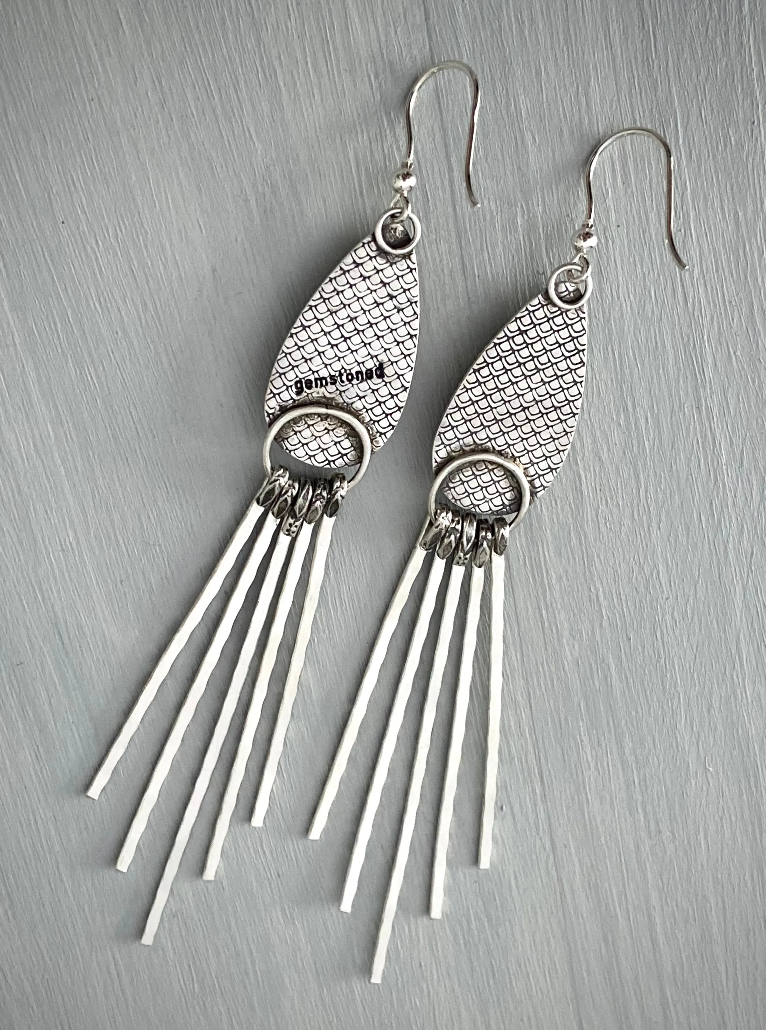 Picasso Jasper Fringe Earrings
