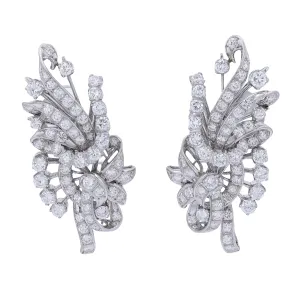 PLAT 6.50 CTW Diamond Earrings