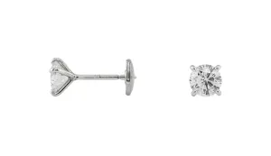 Platinum 1.20ctw Diamond Studs