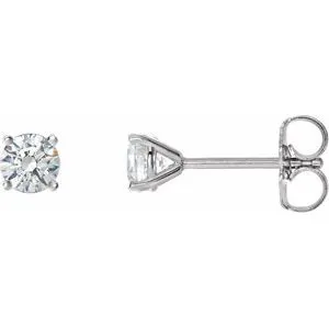 Platinum 3/4 CTW Natural Diamond Cocktail-Style Earrings