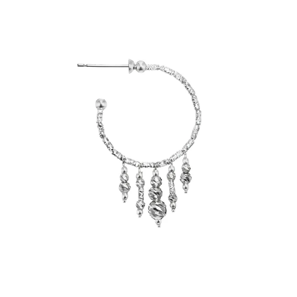 Platinum Born Astraea Hoop Earrings