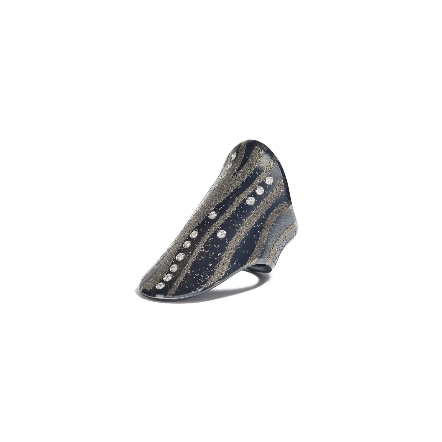 Platinum Shield Ring