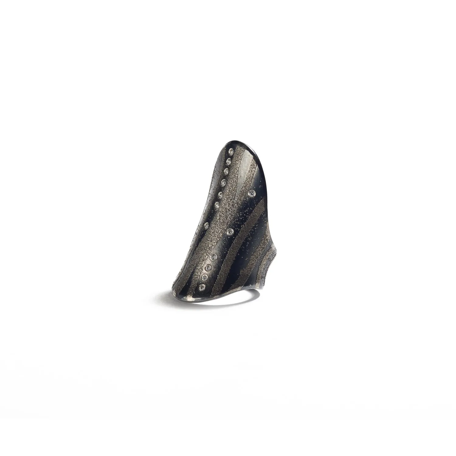 Platinum Shield Ring