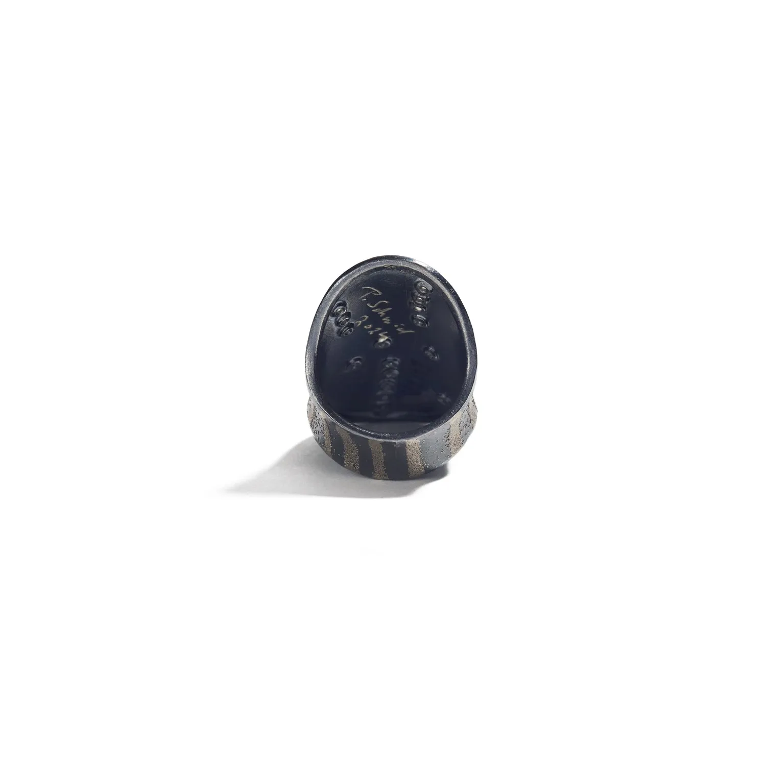 Platinum Shield Ring