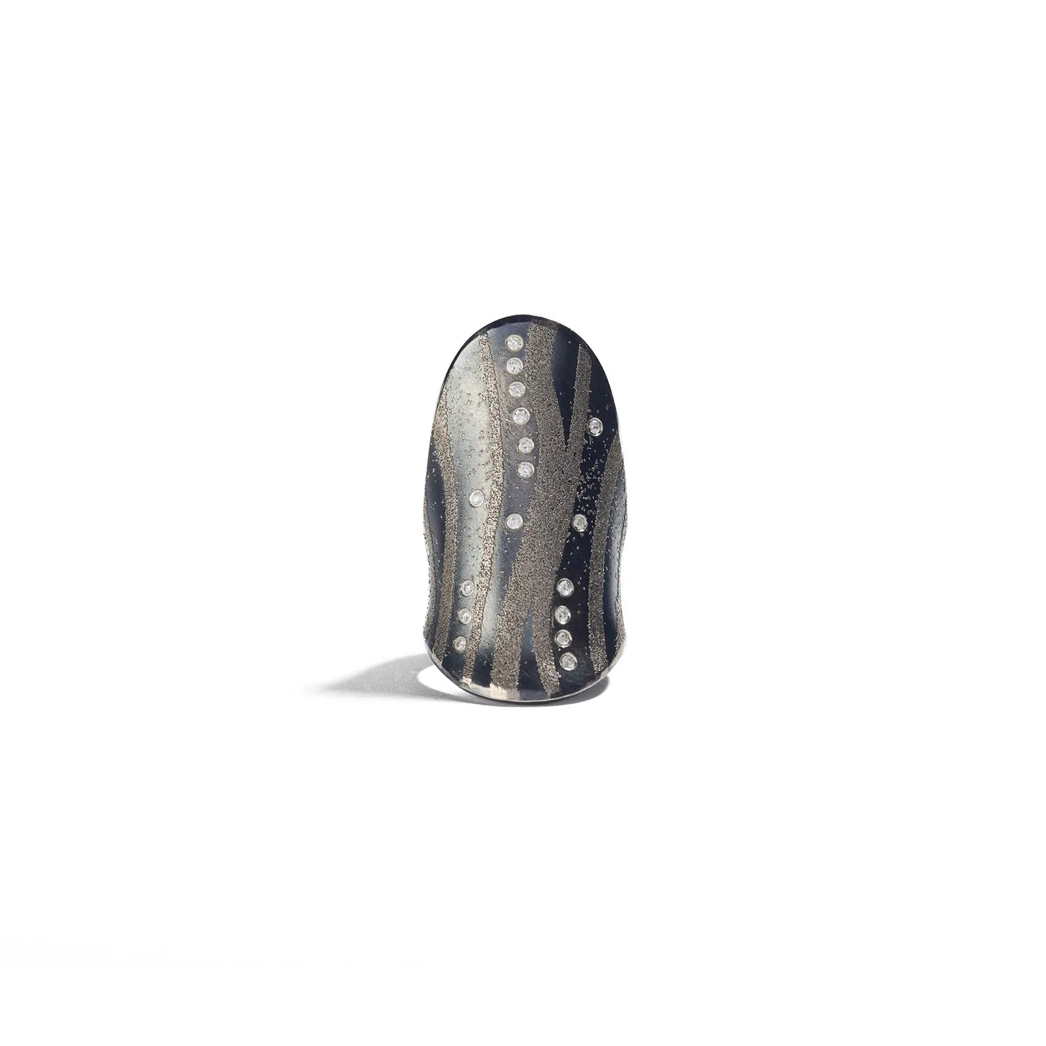 Platinum Shield Ring
