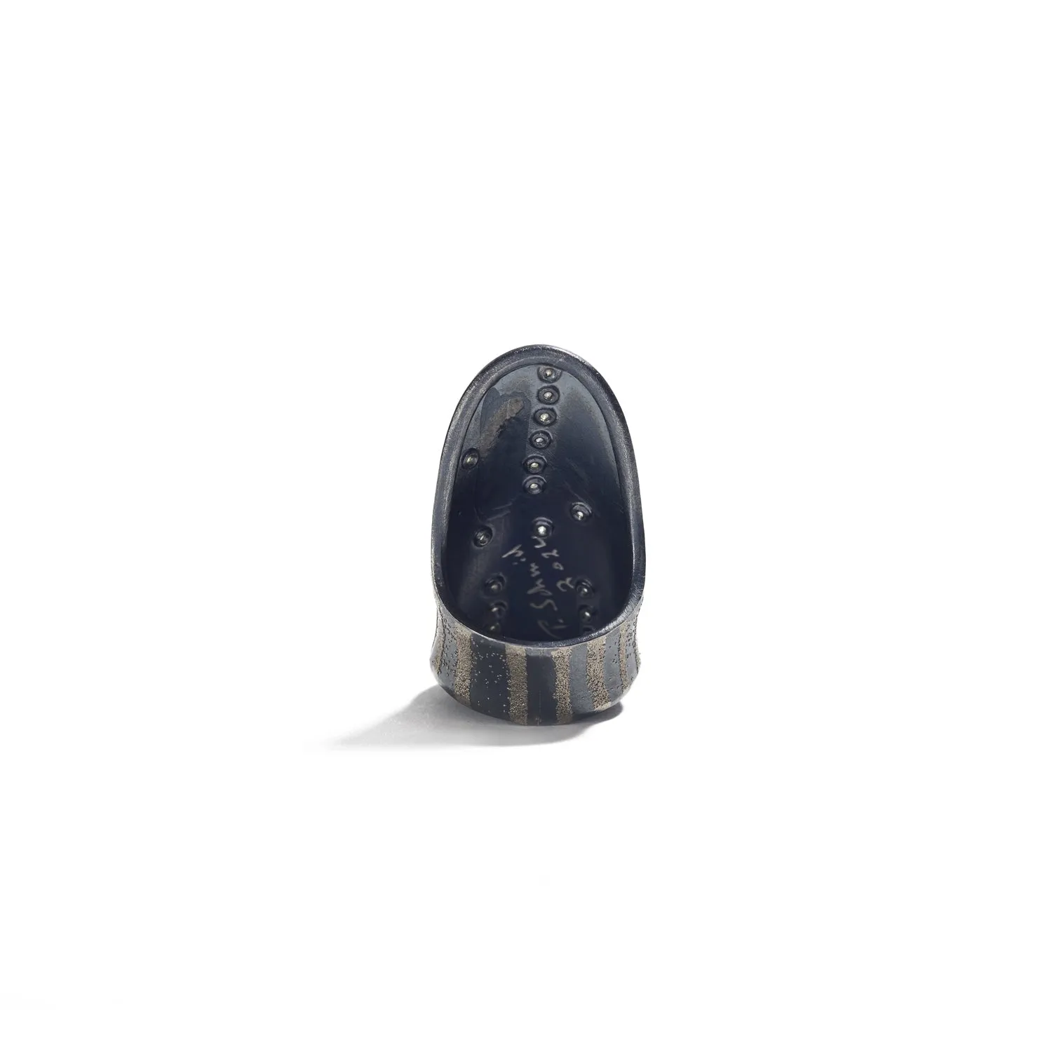 Platinum Shield Ring