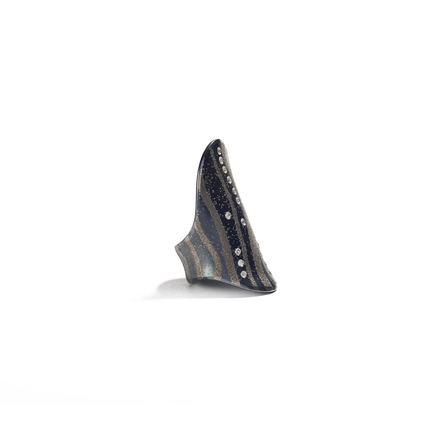 Platinum Shield Ring