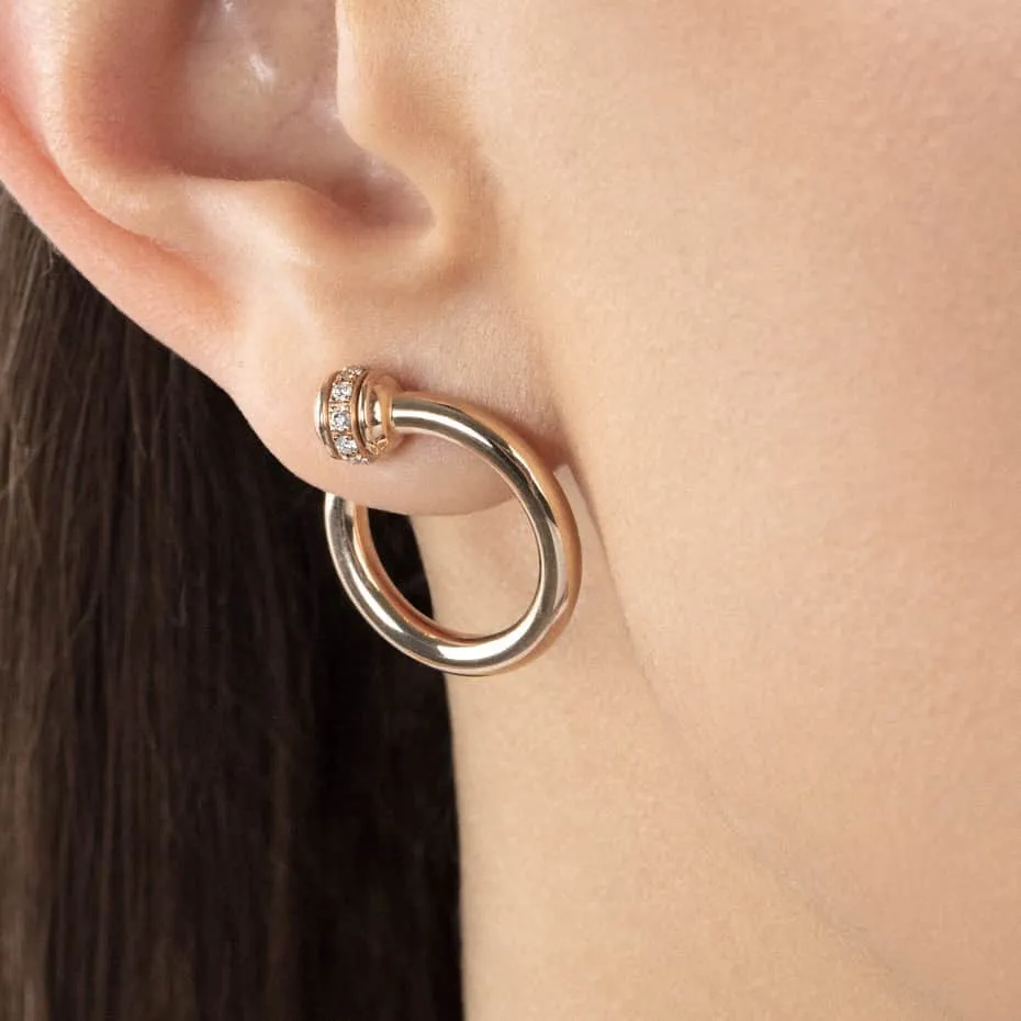 Possession Open Hoop Earrings