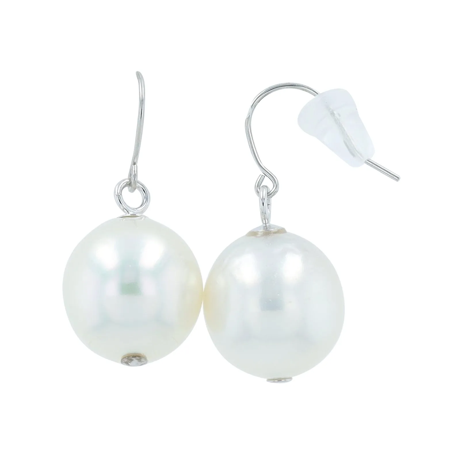 PT900 10 - 10.8 MM Pearl Earrings