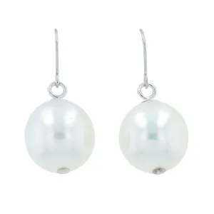 PT900 9 - 9.8 MM Pearl Earrings