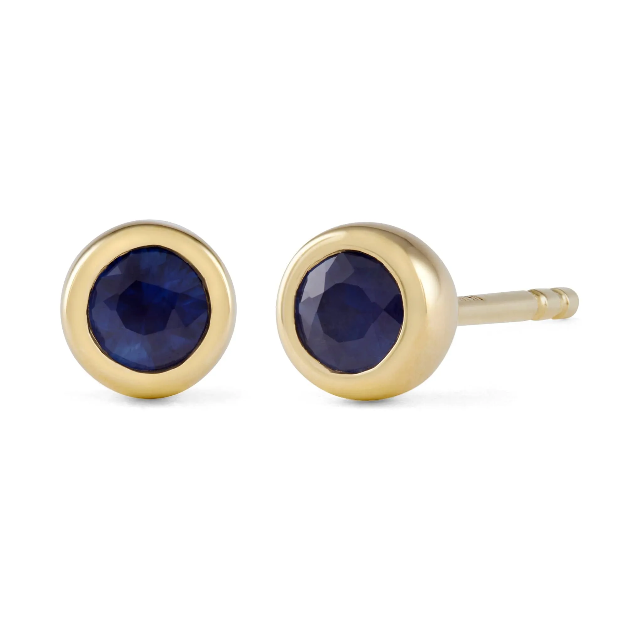 Ready To Ship - Sapphire Bubble Studs (3mm)
