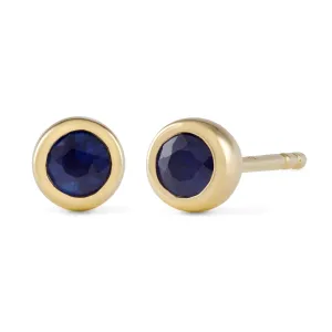 Ready To Ship - Sapphire Bubble Studs (3mm)