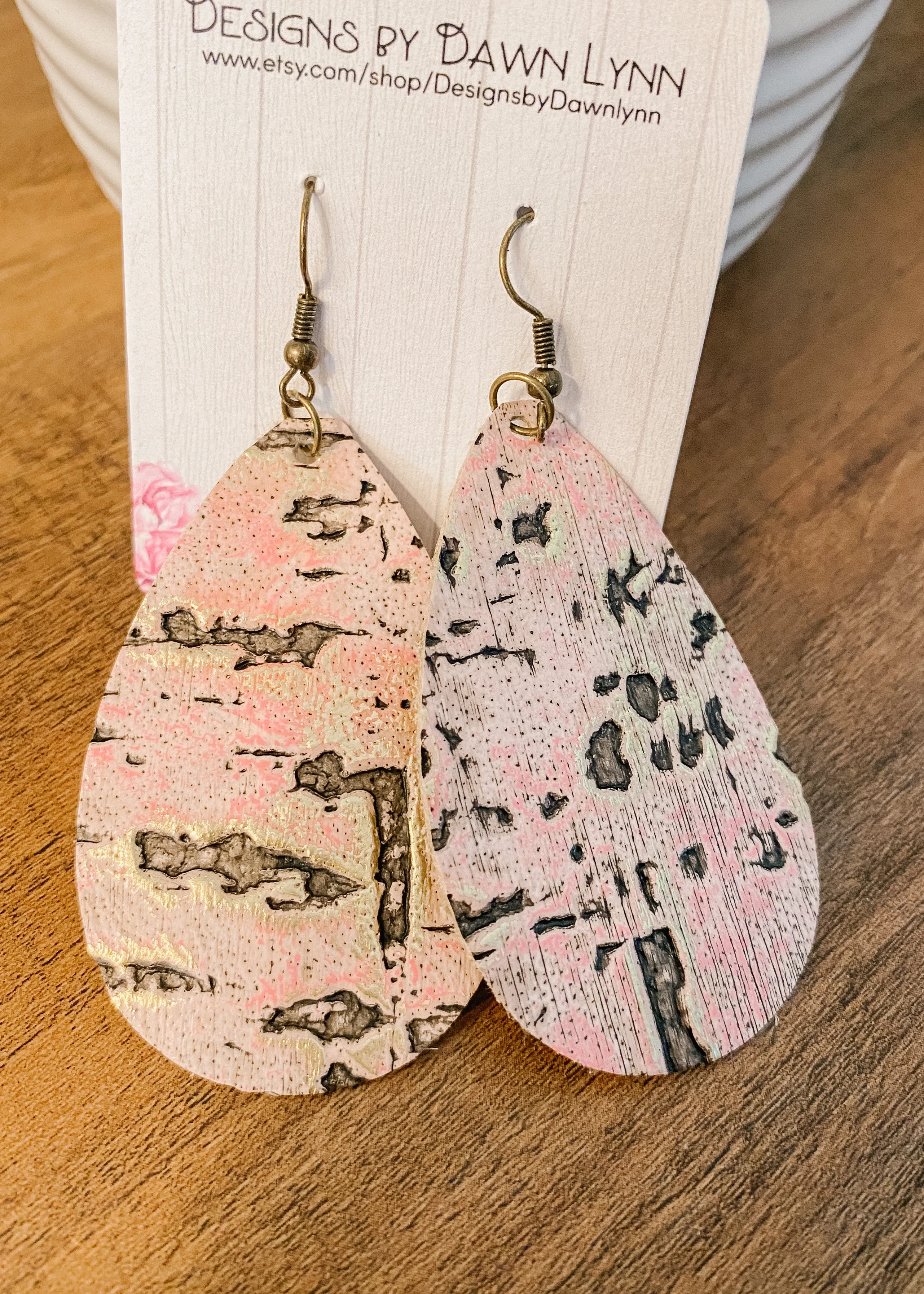 Real Leather Teardrop Earrings