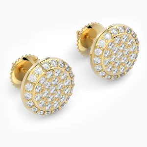 Round Shaped AMoré Pavé Stud Earrings With 0.60 ct. Diamonds