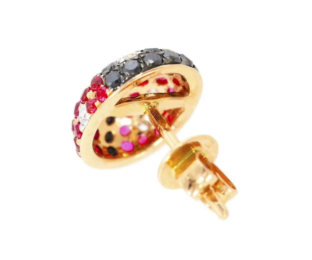 Ruby & Diamond Earrings CE120R