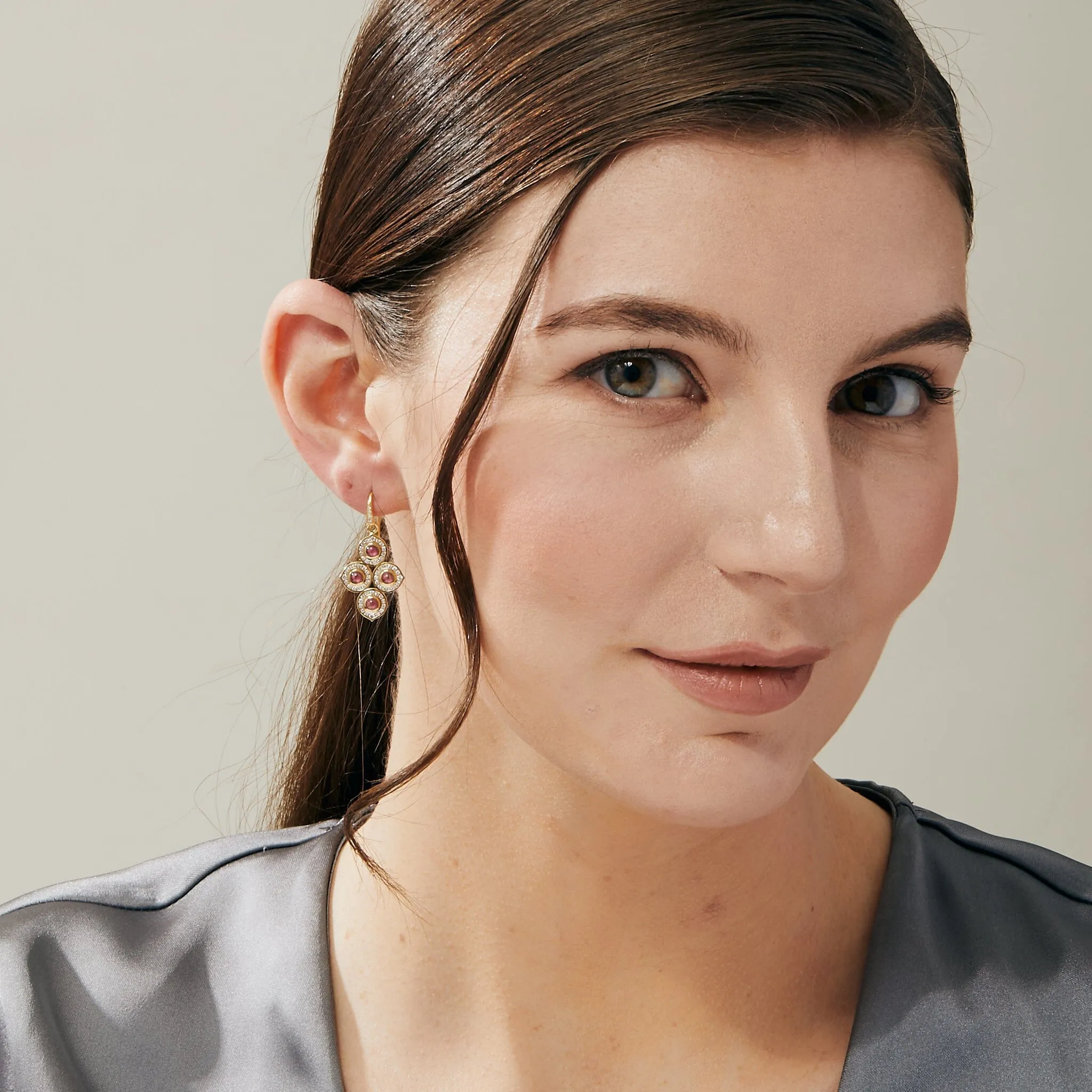 Ruby Drop Earrings